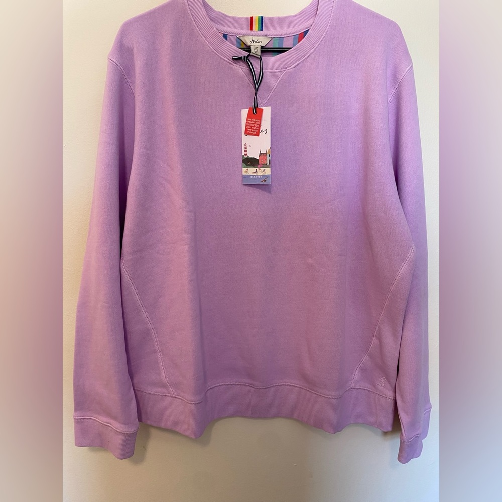 Joules Cotton Crew Neck in Midpurple